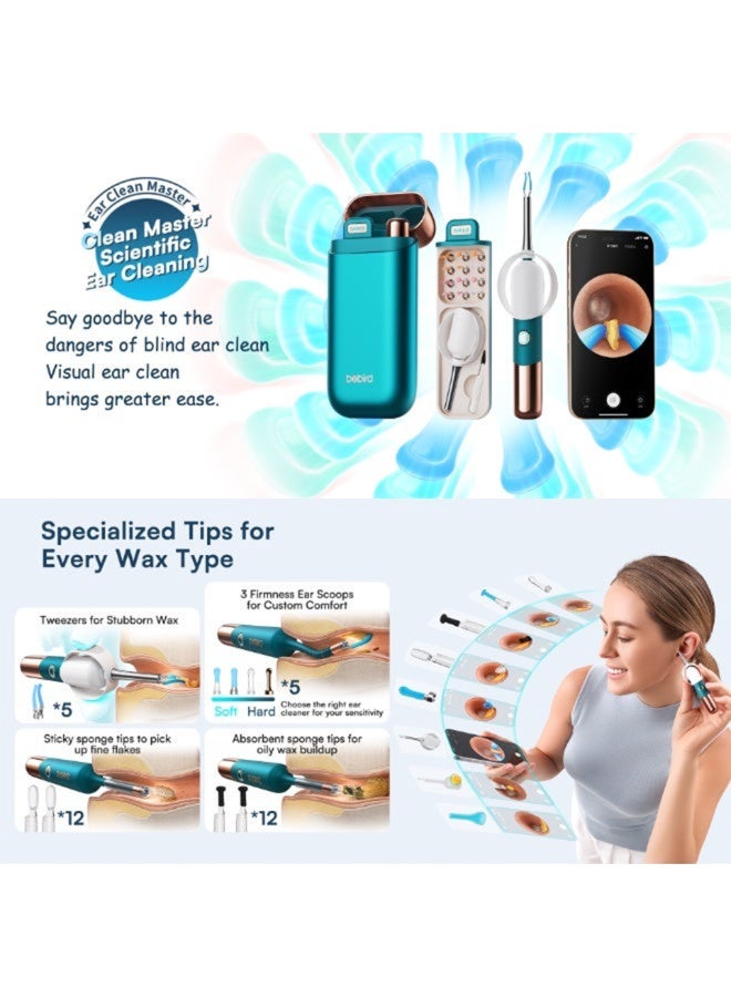 Bebird EarSight Ultra Wi-Fi Visual Earwax Removal Kit with Flexible Otoscope & LED Camera - Image 4